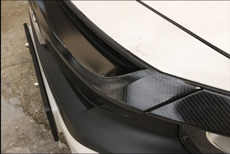 Передняя наклейка из углеродного волокна для HONDA 10th CIVIC|Наклейки на автомобиль| |