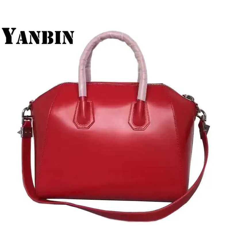 

YANBIN 2019 Head Leather Women's Handbag Fashion Able Temperament Single Shoulder Bag Female Styling Sling Bag Smiling Face Bags
