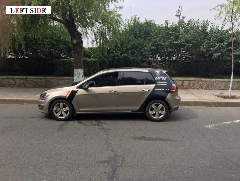 Левая сторона автомобиля наклейки Самостоятельная Настройка автомобиля лист доска наклейки автомобиль Стайлинг индивидуальные автомобильные принадлежности для тюнинга водонепроницаемый