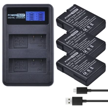 3x 1500mAh EN-EL14 EN-EL14a EN EL14 Battery + LCD USB Dual Charger for Nikon P7800,P7100,D3400,D5500,D5300,D5200,D3200,D3300,Df