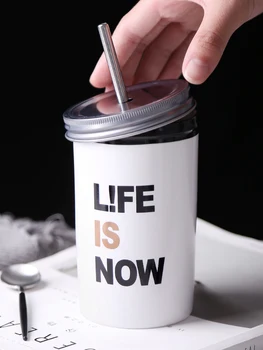 

Mark Cup Nordic Ins Simple Art Retro Boys Creative Trend Individual Water Cute Mugs