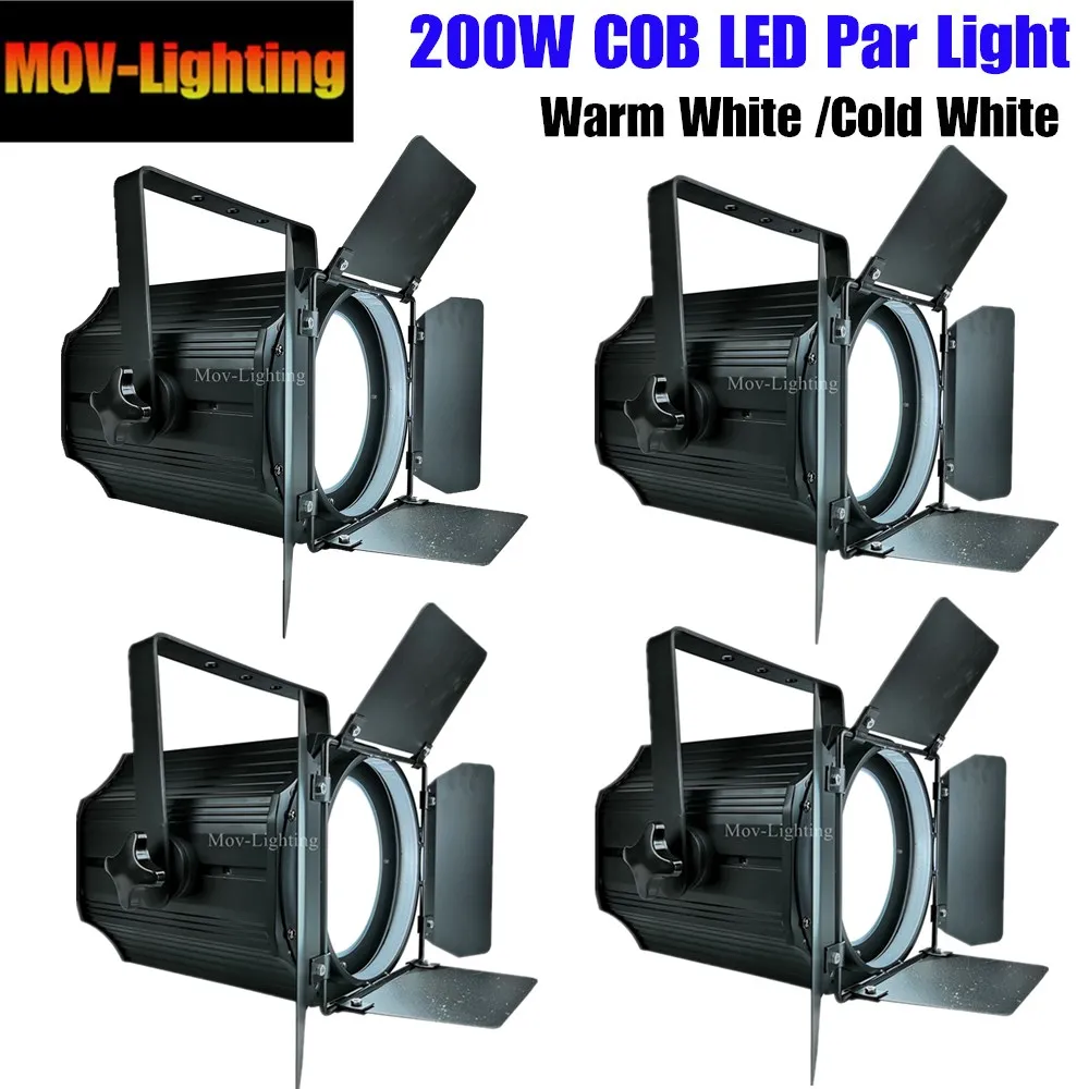 4 шт./лот 200 Вт теплый белый холодный свет COB LED Par для сцены диско | Лампы и освещение