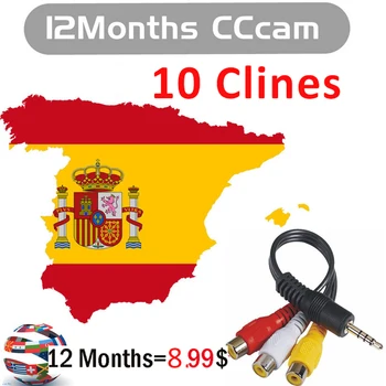 

Fast Stable Europe 7 Cline Card Mgcam Oscam 10 clines 1 year Cccams for Samsat Starsat Satellite TV Receiver via usb wifi