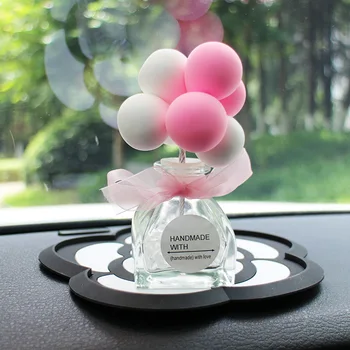 

Colofull Balloons Car Ornament Creative Cute Aromatherapy Bottle Autocar Interior Dashboard Decoration Accessories 1pc