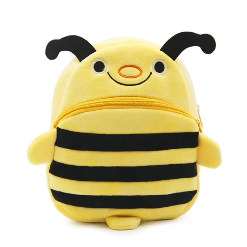  1-3 years Children Backpack Kindergarten Little Bee Plush Backpack Toddler School Backpack Toddle K - 32938574925