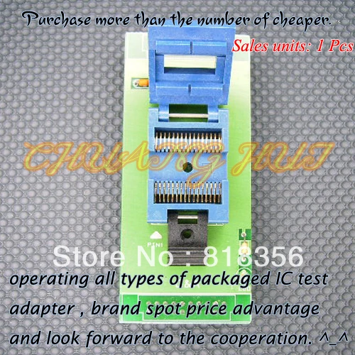 

GW-32SOP Programmer Adapter SOP32 SOIC32 IC Test Socket(Flip test seat)