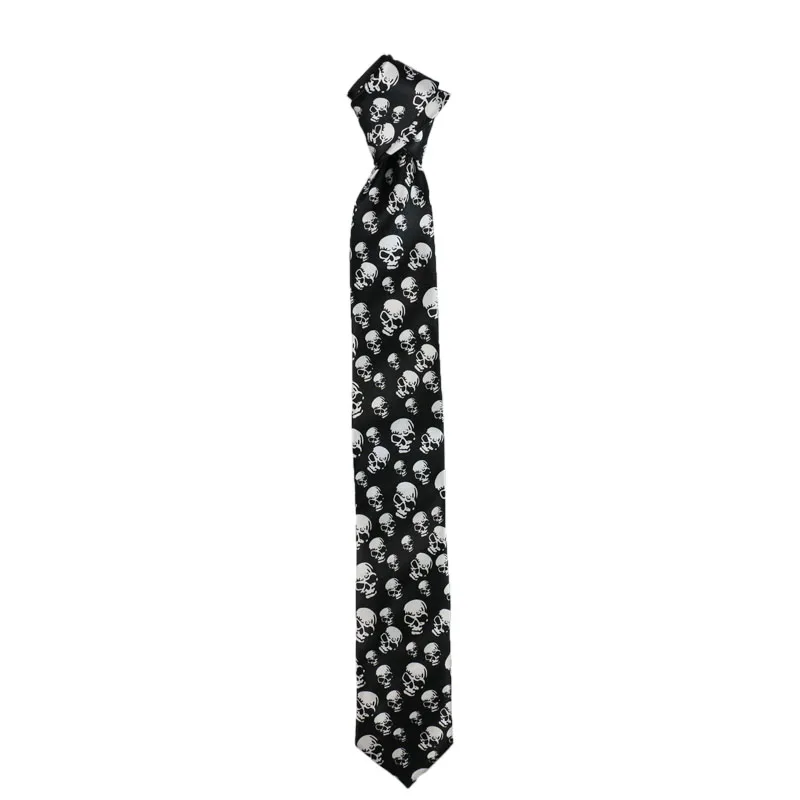 Хэллоуин Черный Белый Череп печати Подтяжки галстук и галстук-бабочка набор клип на упругой y-образной задней подтяжки для женщин мужчин