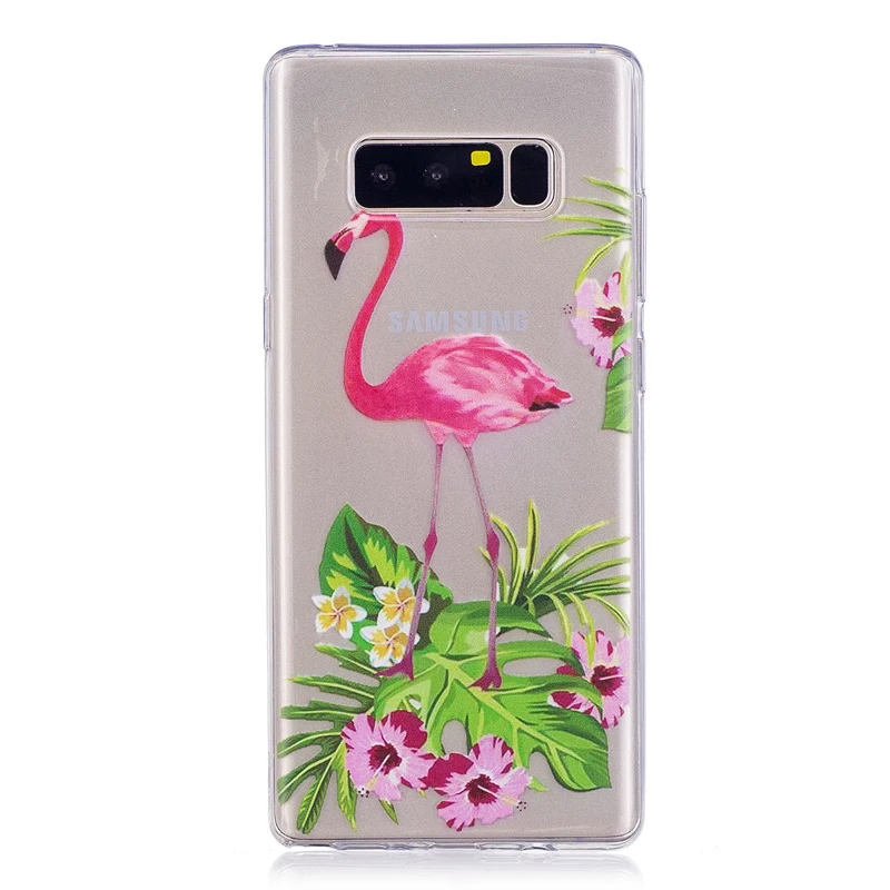 Черная панда Фламинго чехол для Samsung Galaxy J330 J530 J730 прозрачный тонкий ТПУ
