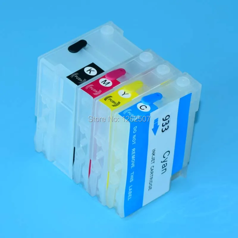 Картридж для принтеров hp 932 933 HP officejet pro 6100 6600 6700 7110 7610 7510 7612 7512 932xl 933xl|ink cartridge|refillable