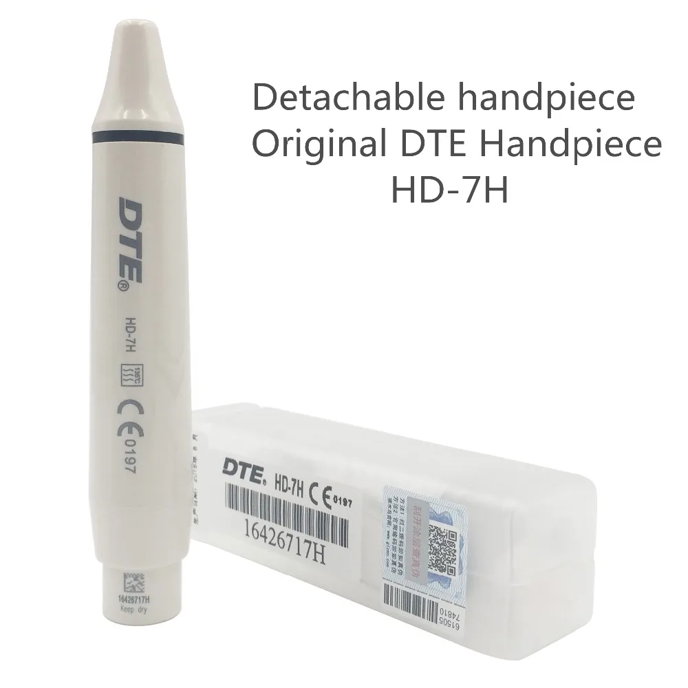 

High Quality original NEW Woodpecker Ultrasonic Scaler Detachable Handpiece For DTE HD-7H DEASIN 2018
