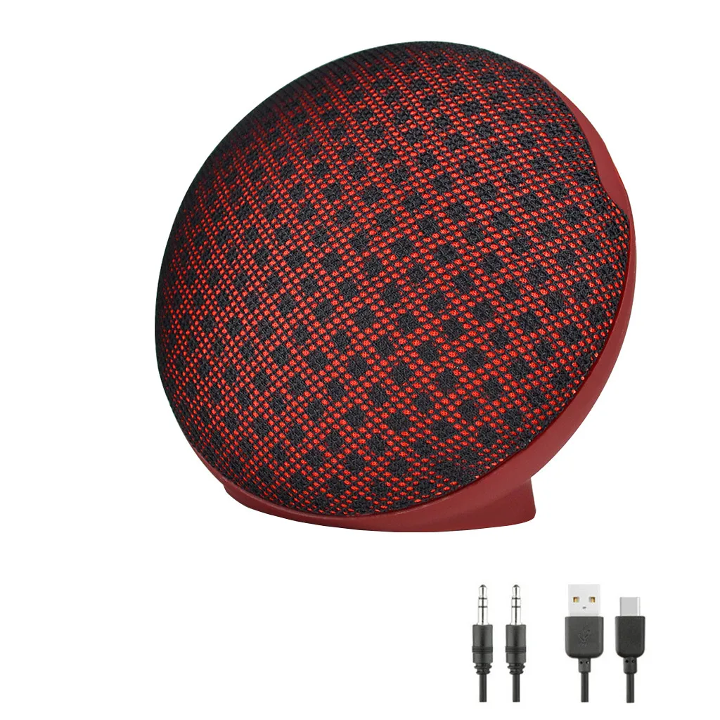 Новинка портативная Компактная настольная Bluetooth колонка FM радио TF карта и U диск