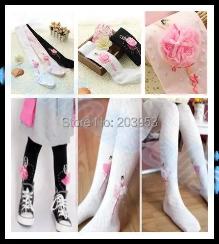 

girl ballet kid children Princess ballerina lace ballet Dancewear leggings leotard bottom pantyhose stockings
