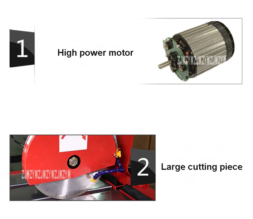 D-6 электрическая плитка керамическая машина для резки высокой мощности Настольный Плиткорез машина для резки камня 110 В/220 В/380 В 2500 Вт 2800 об/мин