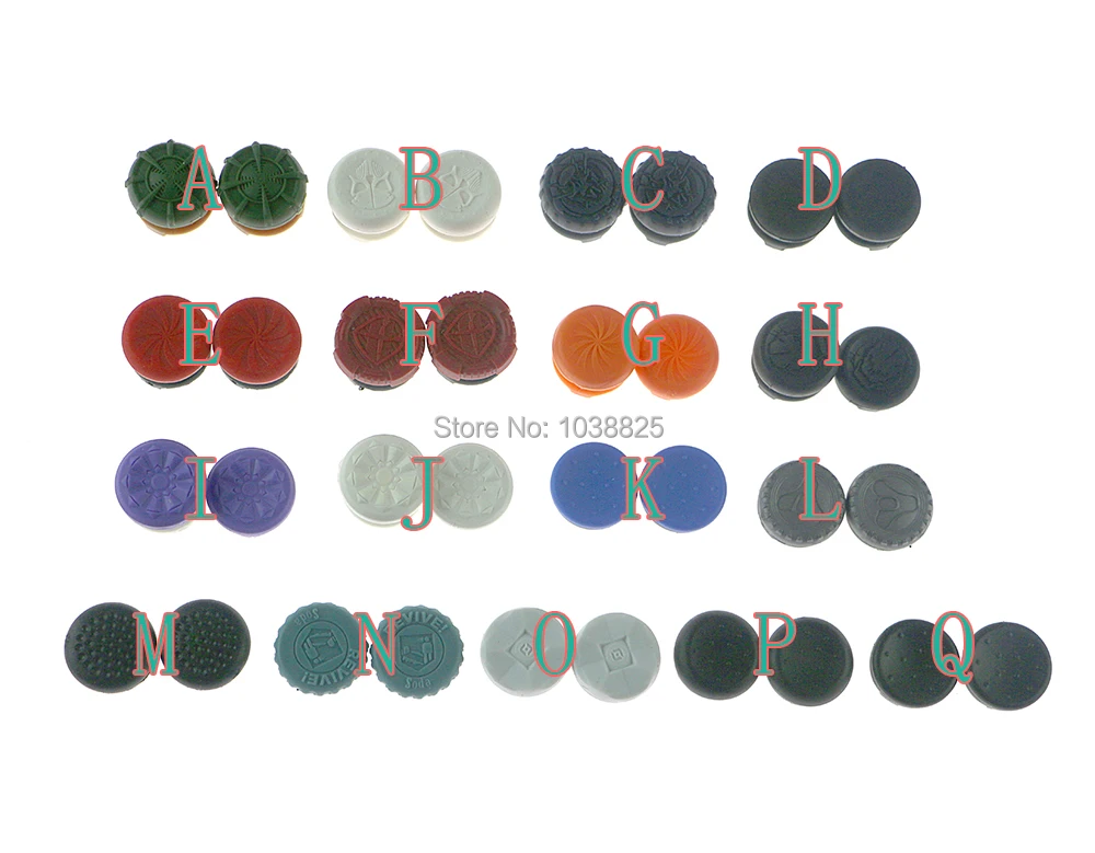 

20pcs/lot For xbox one controller for xboxone gamepad CQC FPS analog button extenders rubber joystick cap(24 colors available)