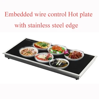 

SCHOTT Glass Electric furnace Embedded wire control Hot plate with stainless steel edge Smart Defrost food meal insulation board
