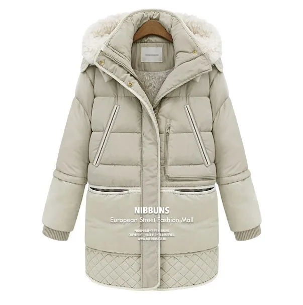 Veste Femmes Bas Cheveux Automne Manteau Mince noir Et De 2018 Épais Long Beige Le Nouvelle D'hiver Agneau Vers Mode qRwwAfHS
