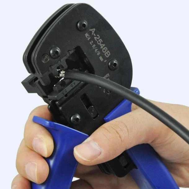 

MC4 solar crimping tool for 2.5/4/6mm2 solar cable(14/12/10AWG), MC4 solar crimper for Photovoltaic system.