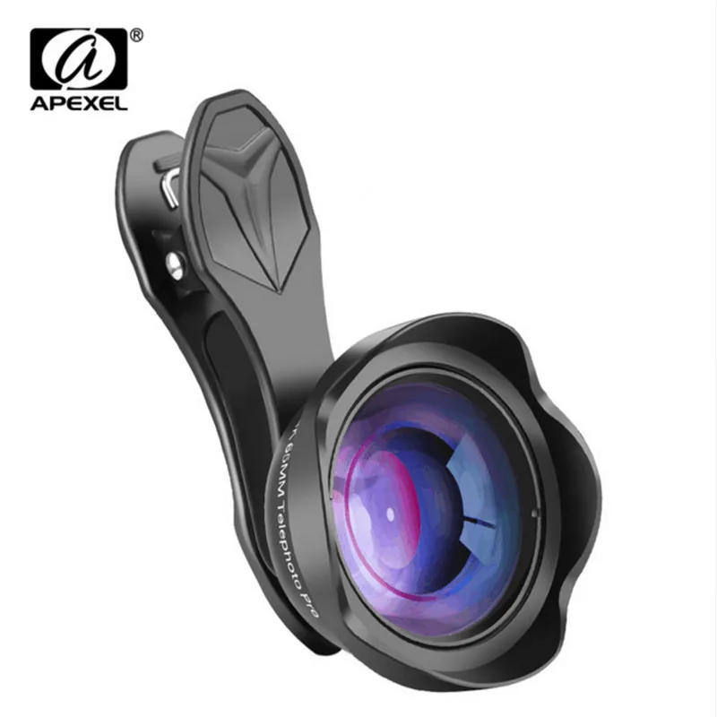 

APEXEL Professional phone camera Lens 3X HD SLR telescope Portrait lens bokeh for iPhone X 8 7 plus Xiaomi more smartphone 65mm