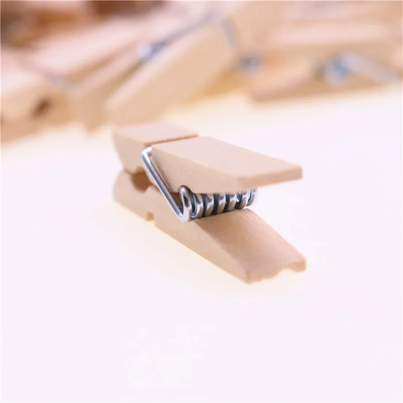 50 шт. деревянные пружинные зажимы Длина 3 5 см|wooden clips|clip officeclip wood |