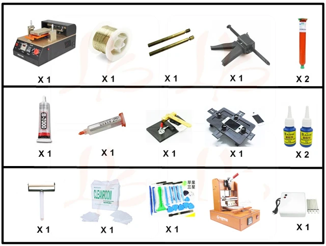 

semi-auto lcd separator LY 948V.3 OCA pack C for 7 inch mobile screen repair machine free tax to Russia