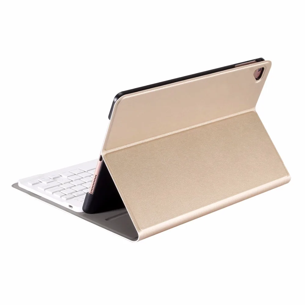 Для iPad 5/6/Air 2/Pro 9,7 Ультра тонкий Съемный беспроводной Bluetooth клавиатура чехол для iPad 9,7+ подарок