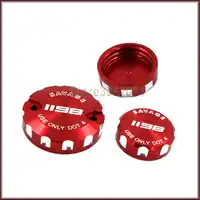 Ducati 1198/R/S 2009 から 2011 2010 オートバイアクセサリーフロントブレーキクラッチ & リアブレーキ流体ンランサーモンテロアウトランダー CNC