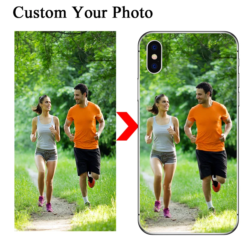 Custom Case For Huawei P20 Lite Huawei P30 Pro P8 P9 P10 Plus Honor 8X 10 9 Cover Customized Photo Name For Huawei Mate 20 Lite
