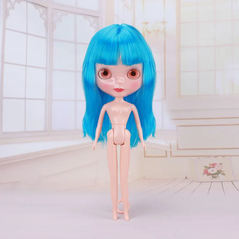 BJD модный стиль мини blyth Кукла Цвет волос средняя прическа телесная кукла
