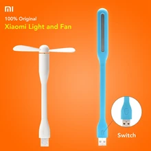 Портативный Новое прибытие Xiaomi Мини небольшой USB портативный светильник гибкий съемный usb-вентилятор для Xiomi Redmi Портативный светодиодный светильник с переключателем Управление 5V 0