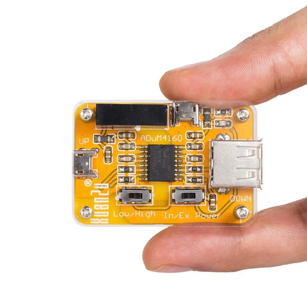 Duk аудио ADuM4160 USB в модуль изолятора шумоподавитель промышленный изолятор защиты