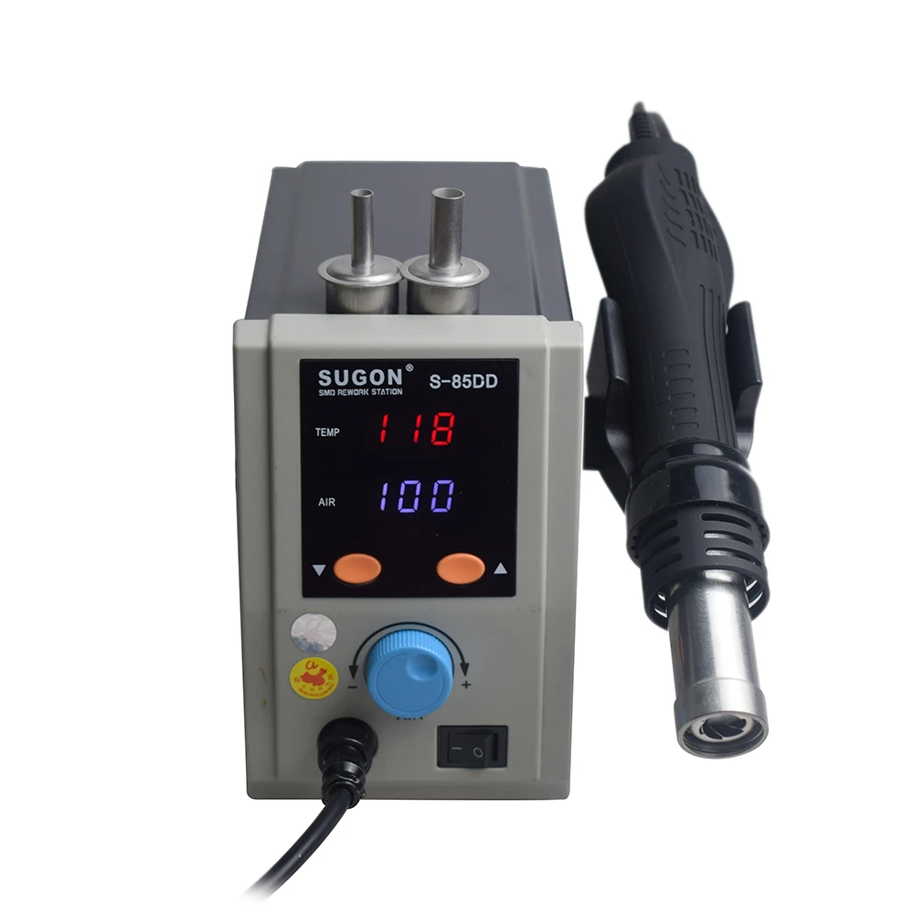 

High Quality SMD Rework Station Hot Air GUN Blowser Brushless Soft Spiral Wind Fit ALL the Chips Upgraded 858D