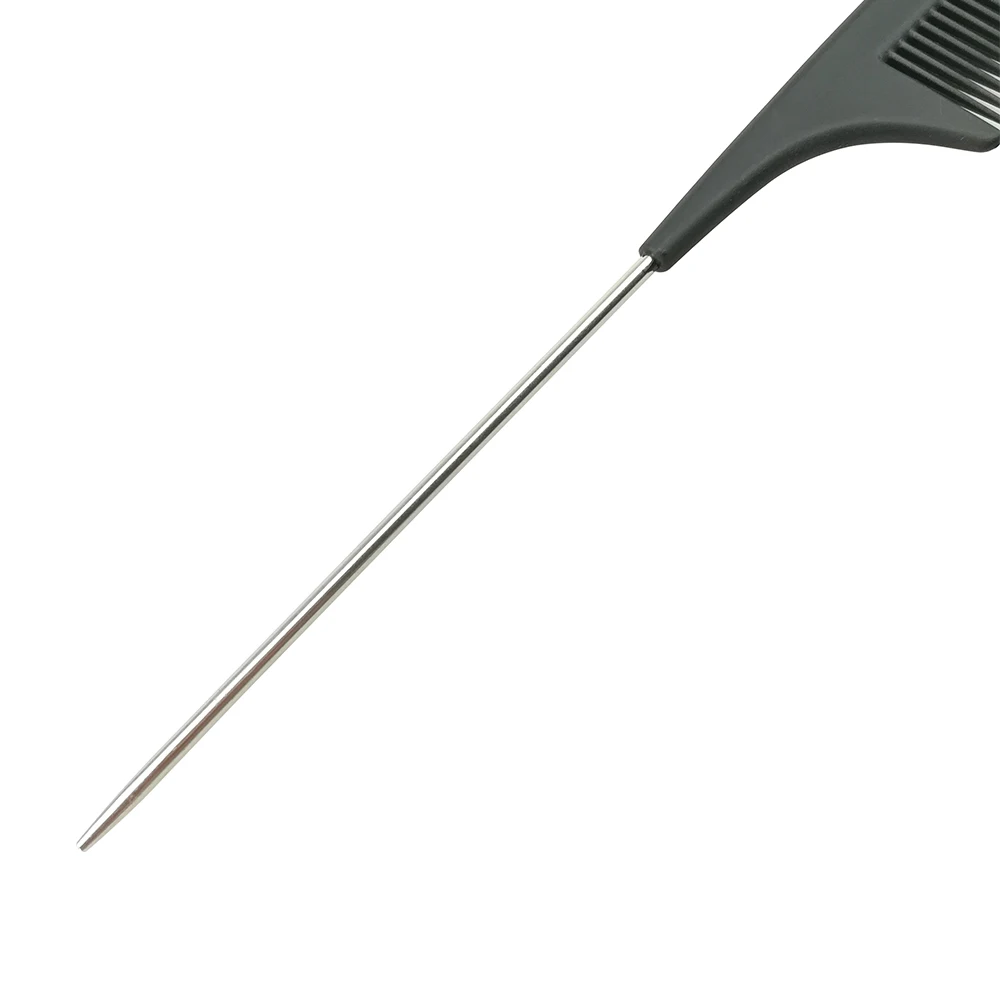 New Black Professional Salon Combs Set Stainless Steel Anti-static Carbon Heat Resistant Salon Hair Trimmer Brushes Styling Tool New Black Professional Salon Combs Set Stainless Steel Anti-static Carbon Heat Resistant Salon Hair Trimmer Brushes Styling Tool