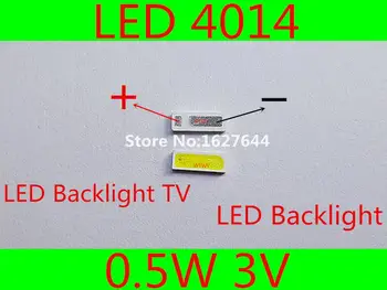 

1000pcs JUFEI LED 4014 LED Backlight TV High Power 0.5W 3V LED 4014 Cool white For LED LCD TV Backlight Application