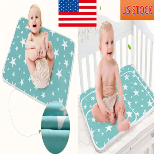 Jual 50X70 Cm Bayi Bayi Bisa Dicuci Kasur Bernapas Perlengkapan Tahan Air Pelindung Crib Sheet Cover Tidur Popok Popok Pad