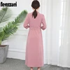 Nerazzurri shirt dress women plus size clothing 5xl 6xl 7xl long warm maxi dress with sleeves elegant tight office work dress ► Photo 3/6