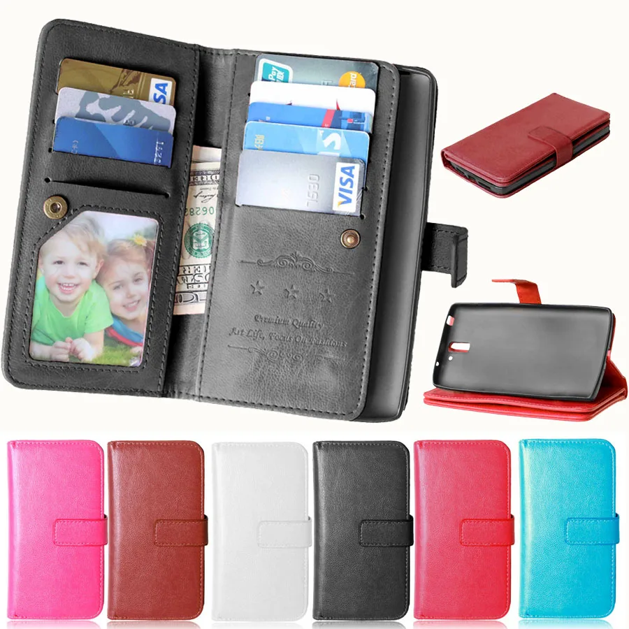 Business Luxury Flip Leather Wallet Case for One Plus one