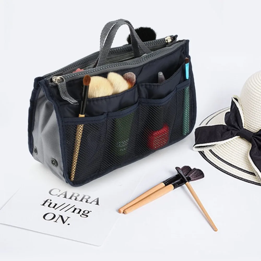 

Makeup Set Makeup Bag Organizer Insert Bag Organizer Insert Multi-functional Travel Cosmetic Bag Girl Make up Set Zipper Bags