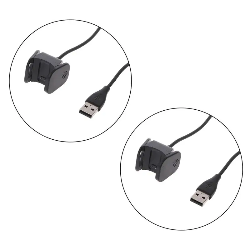 

1 Pc Portable USB Charging Dock Charger Cable Cord Clip Stand for Fitbit Charge 3 Fitness Activity Tracker Smartwatch