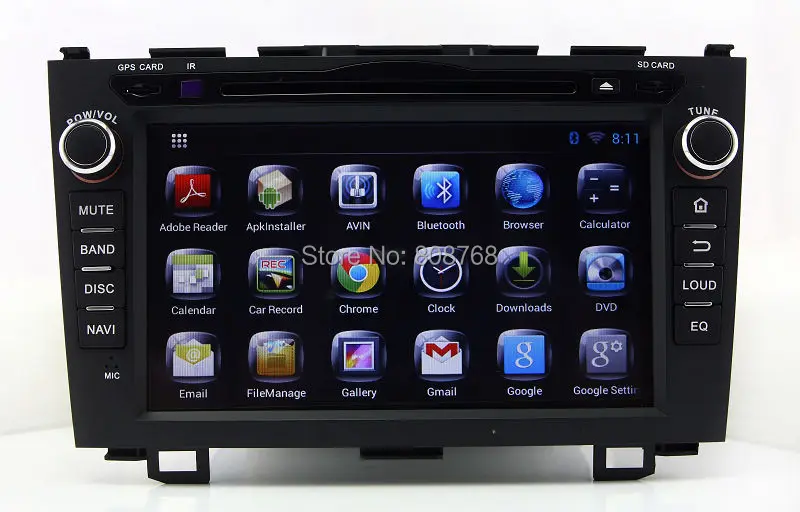 Android 5.1 Head Unit Car DVD Player for Honda CRV CR V 2006 2007 2008