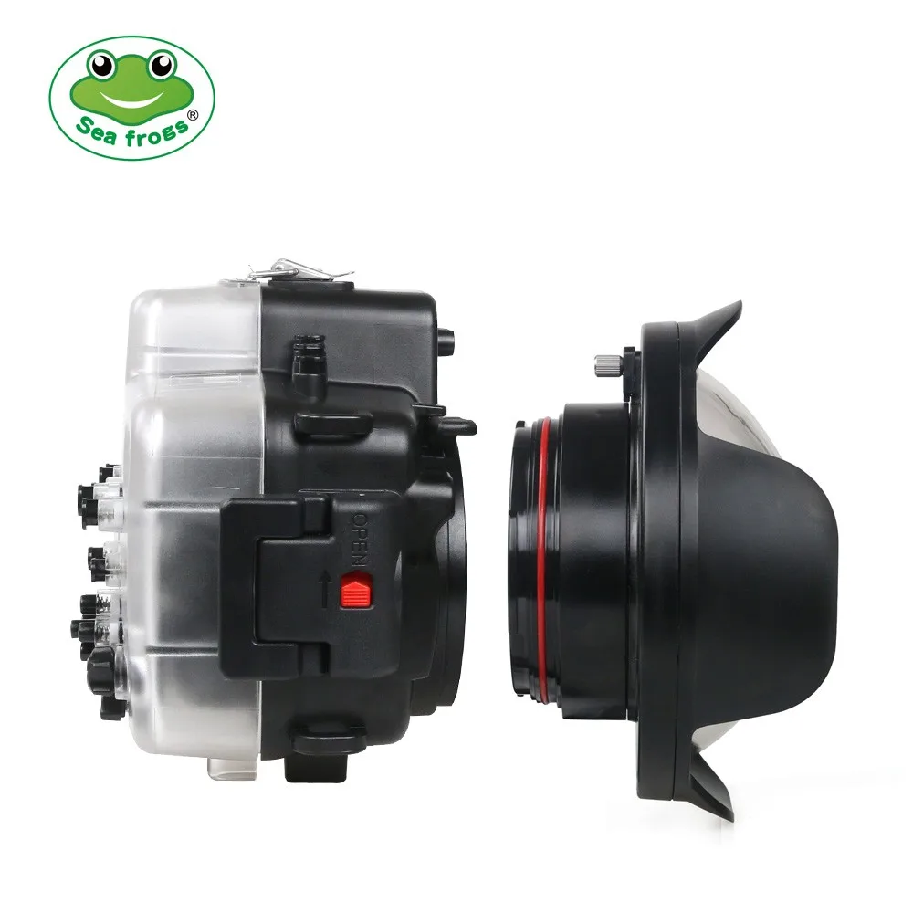 Seafrogs WA-1 WA-005-A 106 мм WA-2 WA-005-B 40 мм Fisheye широкоугольный объектив Dome Порты и разъёмы для цифровой зеркальной камеры Canon Nikon