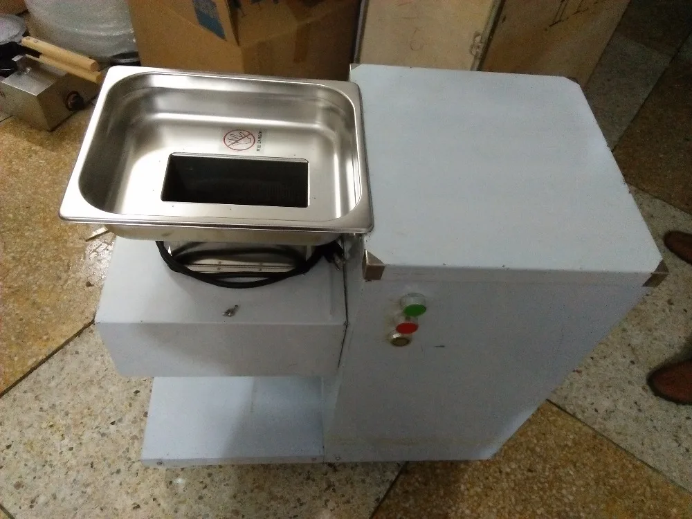 Come with 3 blades QW model meat cutting machine 800kg /hr /meat cutter/ meat slicer