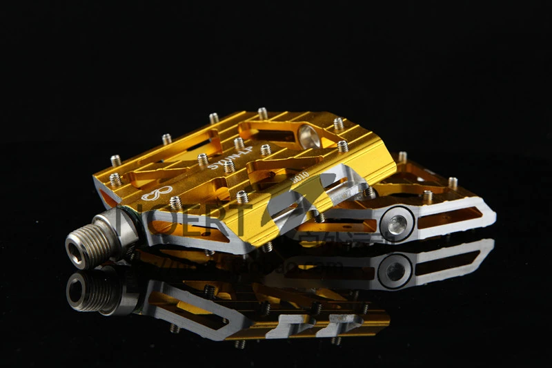 gold mountain bike pedals