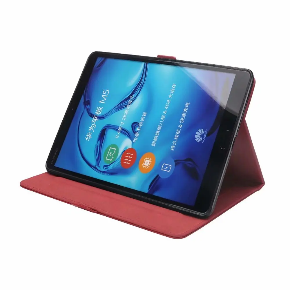 Смарт-чехол для huawei Mediapad M5 8,4 SHT-W09 SHT-AL09 из искусственной кожи чехол для huawei Mediapad M5 8 8,4 дюймов откидная крышка Подставка+ ручка