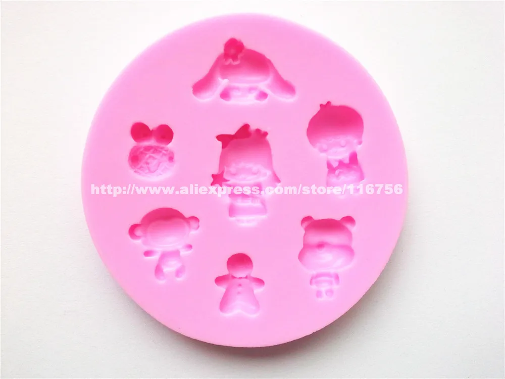 New! Free Shipping Monkey Shaped Silicone Mold Cake Decoration Fondant 3D Food Grade Mould 259 | Дом и сад