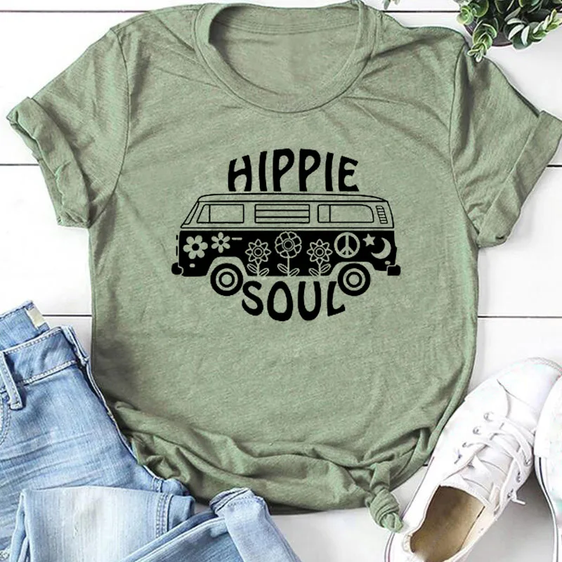 hippie style t shirt