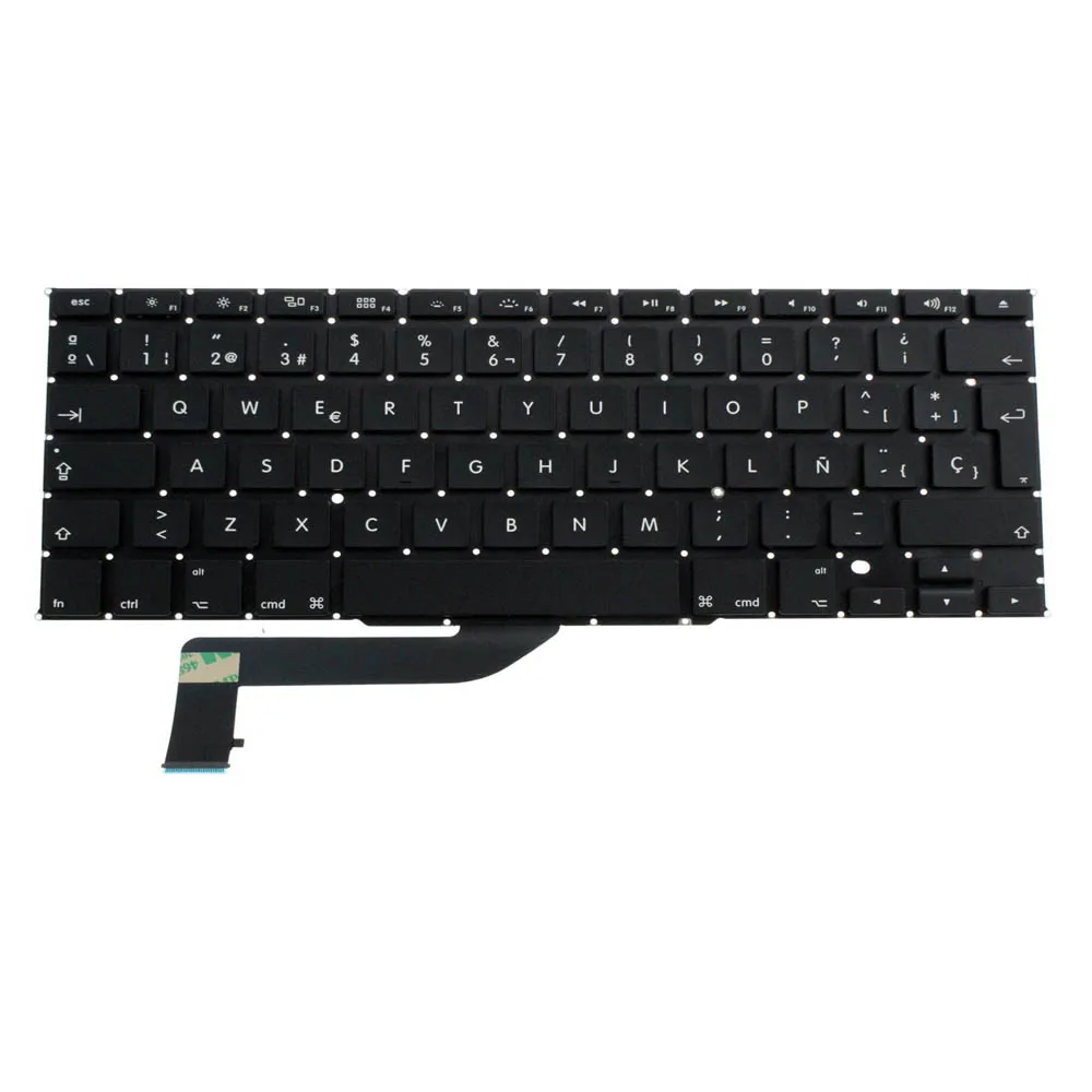 Оптовая цена испанская клавиатура раскладка для замены MacBook Pro Retina 15 4 &quotSP A1398