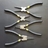 4 pièces 7 'snap anneau ensemble de pinces courbe pointe droite Circlip combinaison fixation pince outils mécaniques ► Photo 2/4