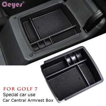 

Ceyes Car Styling Auto Central Storage Box Case For Volkswagen VW Golf 7 MK6 GTI Glove Broadhurst Armrest Remoulded Car-Styling