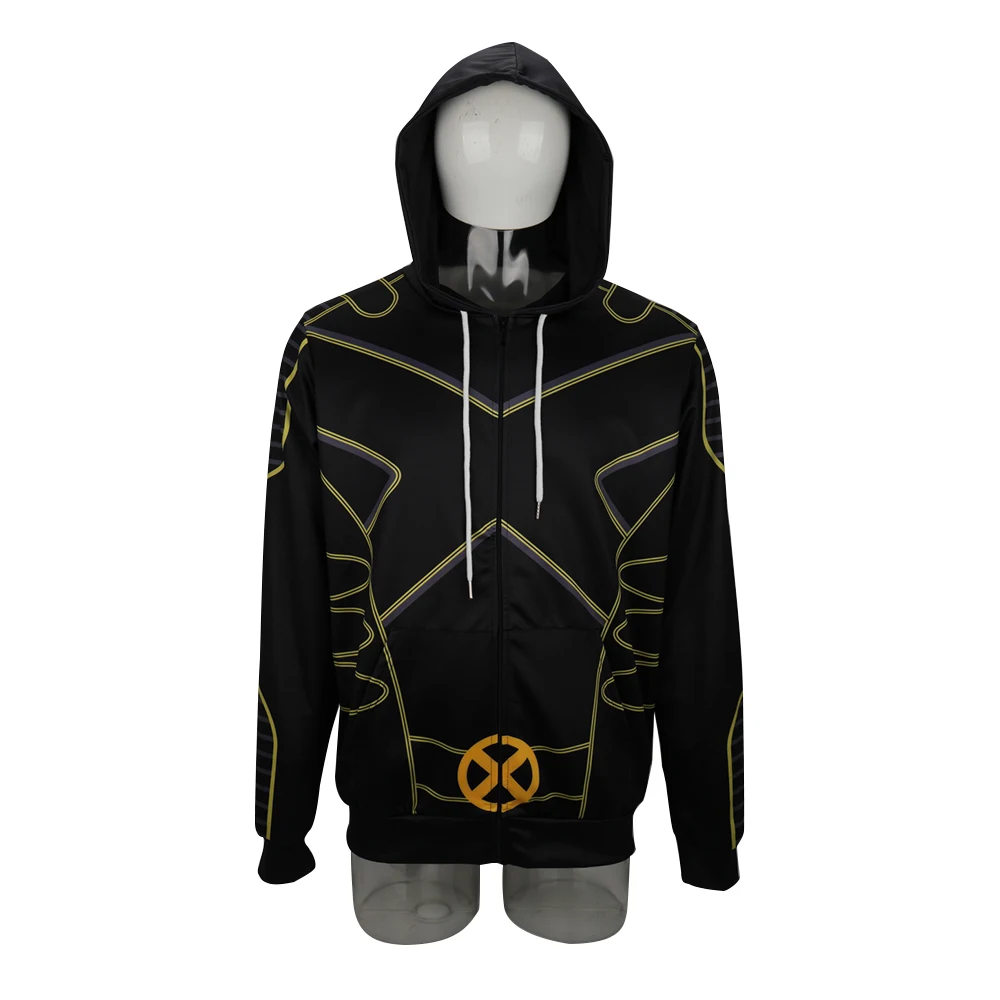 New X-Men The Gifted Hoodies Cosplay Costume Men Adult Jacket Sweatershirts Man Outfit Coat DC Movies Halloween Party Prop (5)