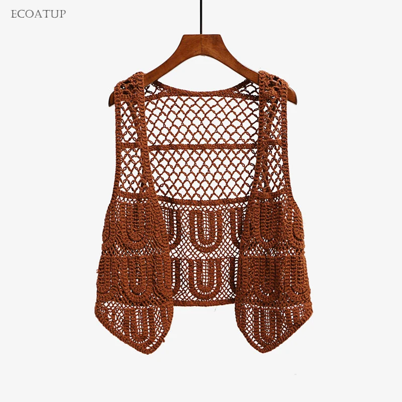 Women Crochet Shrug Vintage Hollow Out 